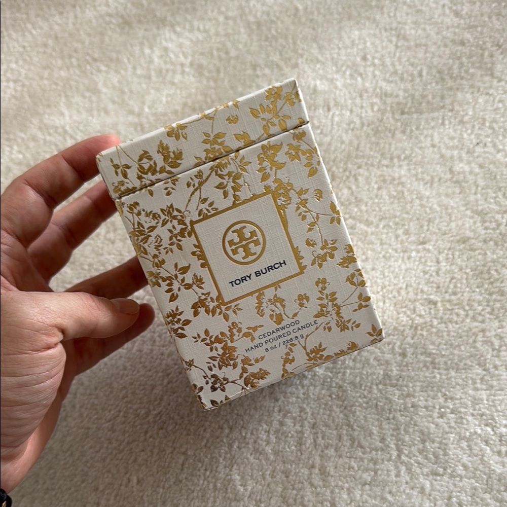 Tory Burch Gold and White box